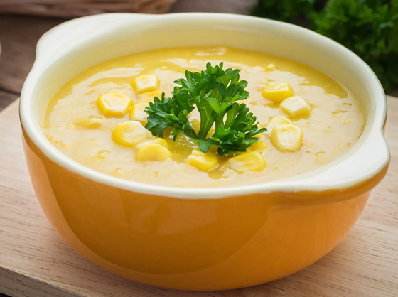 إليكم طريقة تحضير كريمة الذرة الشهية والصحية بأقل من ربع ساعة صورة رقم 3