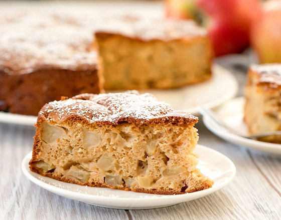 إليكم طريقة تحضير كعكة التفاح الشهية والخفيفة للرجيم صورة رقم 2