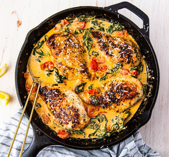 طريقة تحضير دجاج توسكان بالكريمة: طبق شهي من المطبخ الإيطالي صورة رقم 1