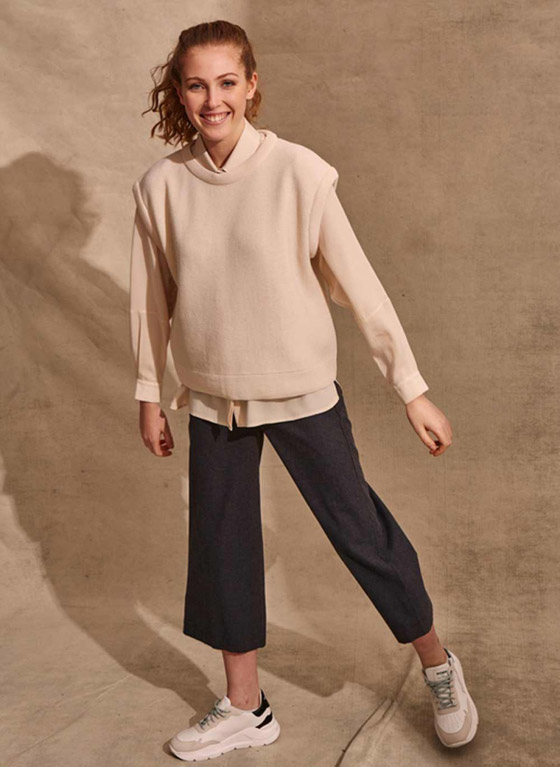 البلوفر بلا أكمام نجم موضة الشتاء صورة رقم 5