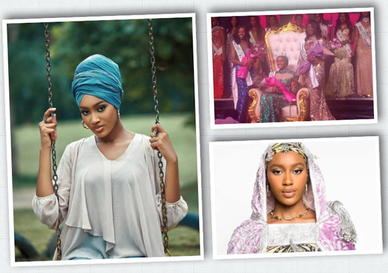 فيديو وصور: أول مسلمة محجبة تفوز بتاج ملكة جمال نيجيريا لأول مرة صورة رقم 5