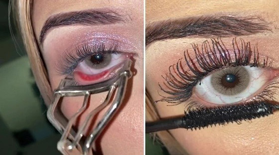 الطريقة الصحيحة لتجعيد الرموش صورة رقم 1