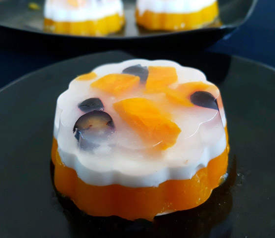 إليكم طريقة تحضير حلى الجزر بحليب جوز الهند اللذيذ والبارد صورة رقم 4