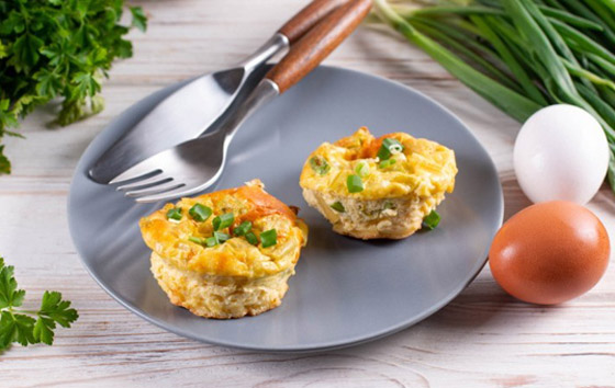 إليكم طريقة تحضير مافن البيض بالخضار الشهي والسهل صورة رقم 1