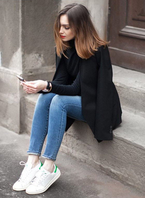 بالصور: صيحات شتوية أنيقة يمكنك اعتمادها مع الجينز الضيق صورة رقم 3