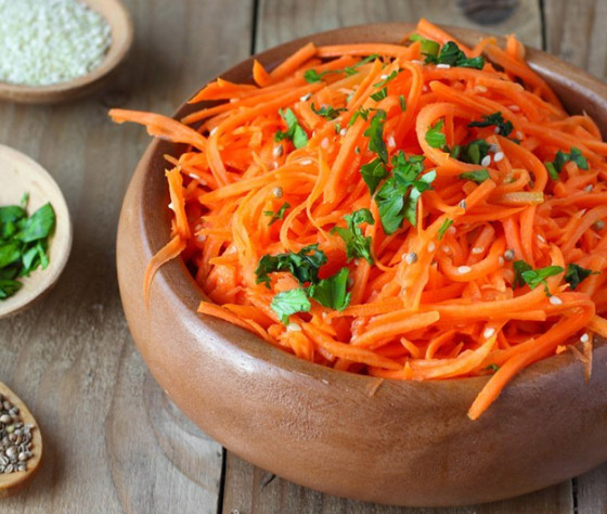 إليكم وصفة سلطة الجزر بصوص البرتقال اللذيذة والمشبعة للرجيم صورة رقم 3