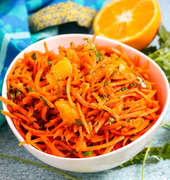 إليكم وصفة سلطة الجزر بصوص البرتقال اللذيذة والمشبعة للرجيم صورة رقم 2