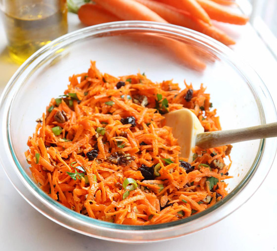 إليكم وصفة سلطة الجزر بصوص البرتقال اللذيذة والمشبعة للرجيم صورة رقم 8