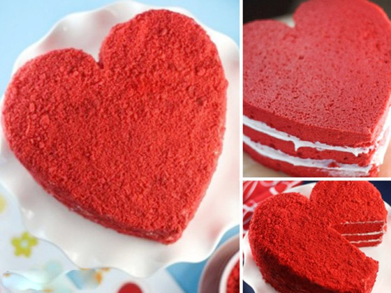 إليكم طريقة تحضير كعكة عيد الحب المخملية بالكريمة والحليب الشهية صورة رقم 4 إليكم طريقة تحضير كعكة عيد الحب المخملية بالكريمة والحليب الشهية صورة رقم 4