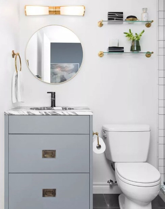 أفكار لمساحة تخزين أكبر في الحمام صورة رقم 4