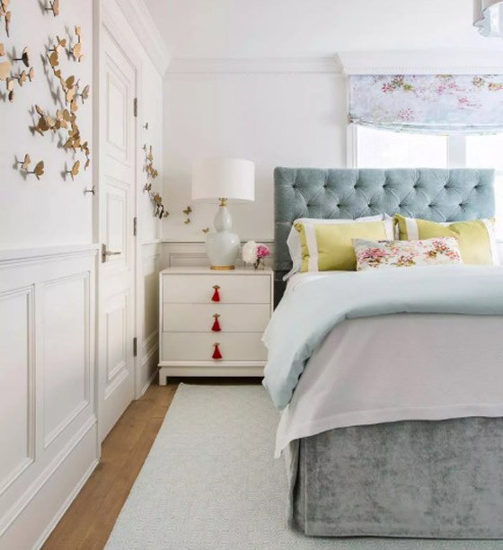 طرق لإضافة اللون الأزرق لديكور غرفة النوم صورة رقم 1