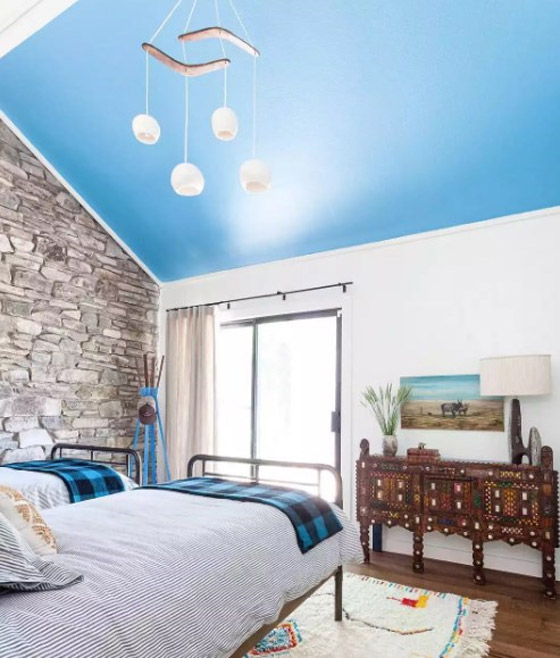 طرق لإضافة اللون الأزرق لديكور غرفة النوم صورة رقم 2
