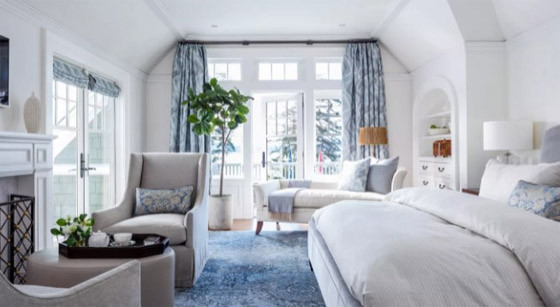 طرق لإضافة اللون الأزرق لديكور غرفة النوم صورة رقم 5