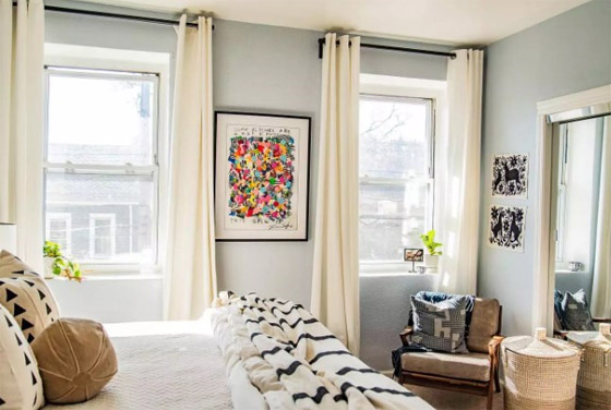 طرق لإضافة اللون الأزرق لديكور غرفة النوم صورة رقم 6