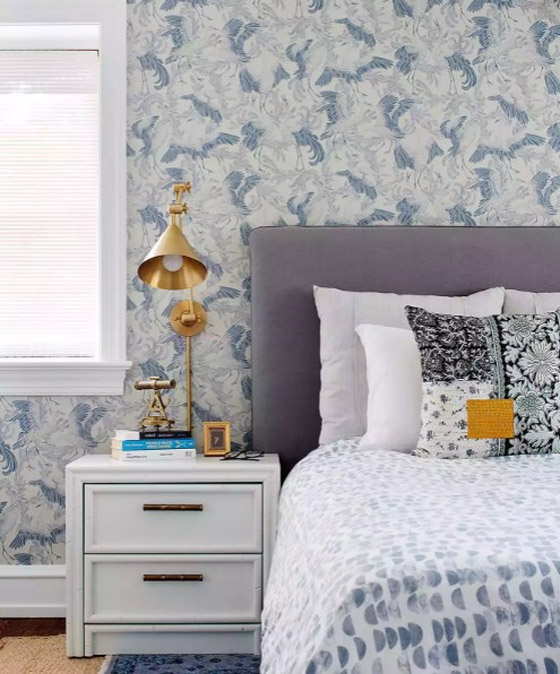 طرق لإضافة اللون الأزرق لديكور غرفة النوم صورة رقم 7