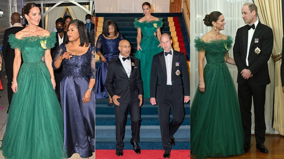 صور: كيت ميدلتون بفستان أخضر زمردي خلاب في جامايكا.. ما كلفته؟ صورة رقم 3 صور: كيت ميدلتون بفستان أخضر زمردي خلاب في جامايكا.. ما كلفته؟ صورة رقم 3