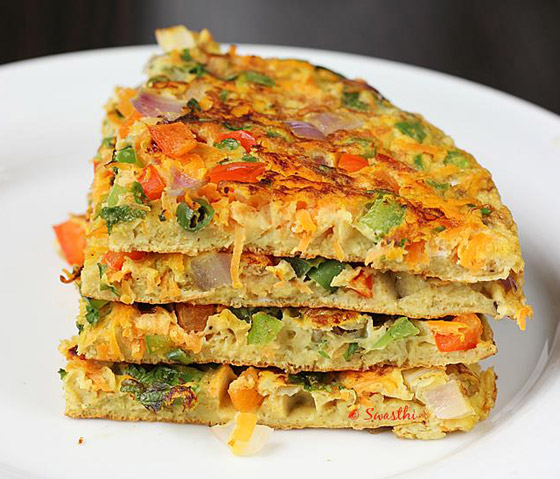 إليكم طريقة تحضير عجة البيض بالشوفان الشهية والصحية صورة رقم 6