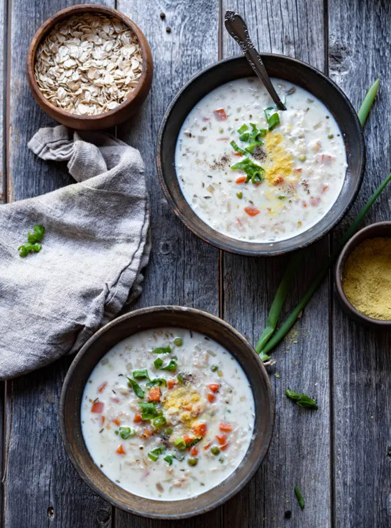 طريقة تحضير شوربة الشوفان بالحليب لسفرة رمضانية صحية وخفيفة صورة رقم 5