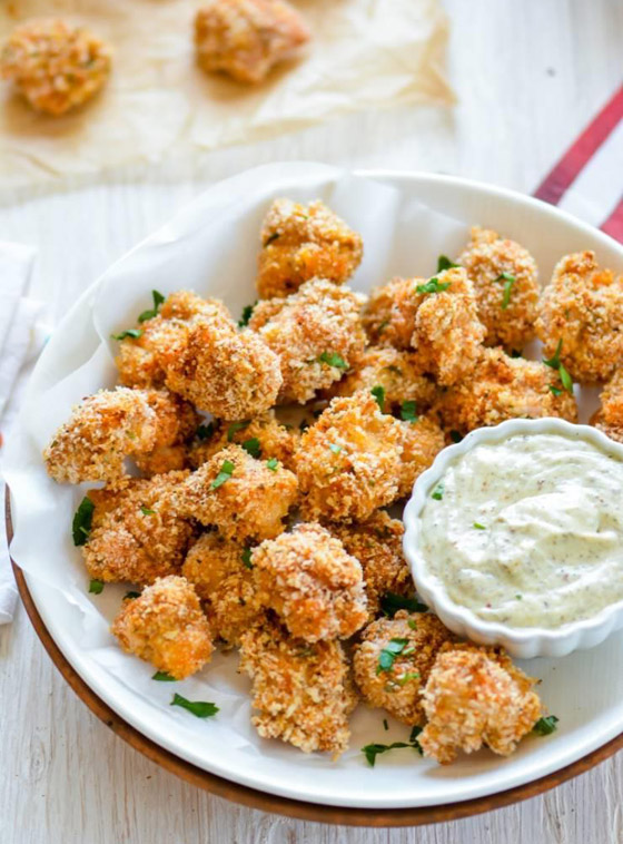 إليكم طريقة تحضير بوب كورن الدجاج بالصلصة اللذيذة صورة رقم 6