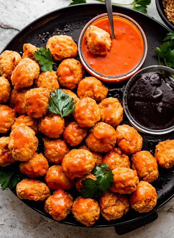 إليكم طريقة تحضير بوب كورن الدجاج بالصلصة اللذيذة صورة رقم 7