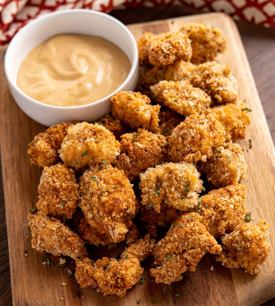 إليكم طريقة تحضير بوب كورن الدجاج بالصلصة اللذيذة صورة رقم 3