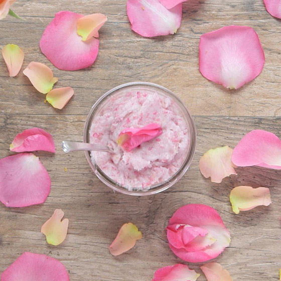 جربى اسكرب السكر والورد لبشرة ناعمة ومشرقة صورة رقم 5
