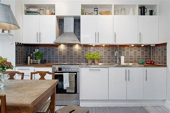 أفكار لجعل المطبخ الأبيض العصري يبدو أكثر جمالاً صورة رقم 5