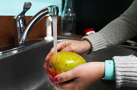 لماذا يجب نقع المانجو في الماء وغسلها قبل أكلها؟ صورة رقم 1 لماذا يجب نقع المانجو في الماء وغسلها قبل أكلها؟ صورة رقم 1