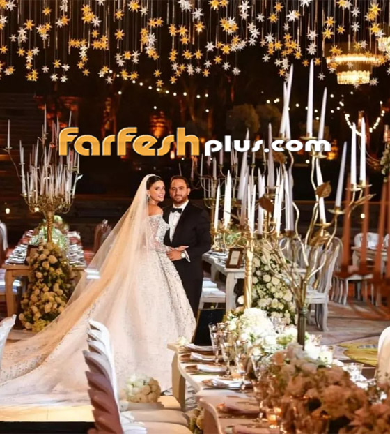 ملكة جمال لبنان بيرلا حلو تخطف الأنظار يوم عرسها.. الفستان بأكمله مطرز بالكريستال صورة رقم 15 ملكة جمال لبنان بيرلا حلو تخطف الأنظار يوم عرسها.. الفستان بأكمله مطرز بالكريستال صورة رقم 15