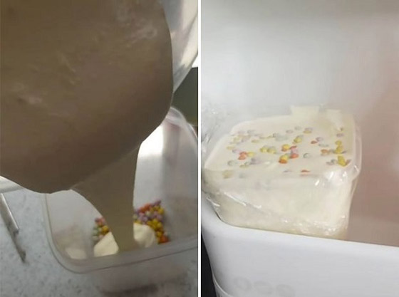 اليكم وصفة بسيطة لتحضير الآيس كريم من مكونين فقط صورة رقم 3