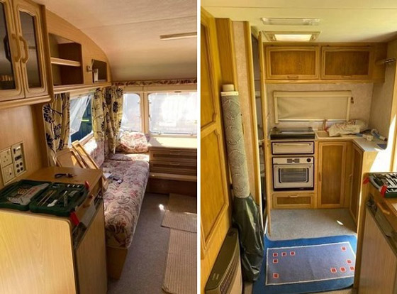 تحول كارافاناً اشترته من فيس بوك لمنزل جميل صورة رقم 2