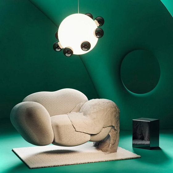 أريكة معلقة تجعلك تشعر وكأنك فوق السحاب صورة رقم 5