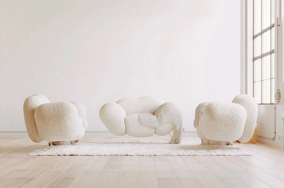 أريكة معلقة تجعلك تشعر وكأنك فوق السحاب صورة رقم 7