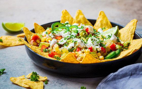 إليكم وصفة سلطة الناتشوز بالروب إليكم وصفة سلطة الناتشوز بالروب