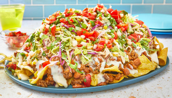 إليكم وصفة سلطة الناتشوز بالروب إليكم وصفة سلطة الناتشوز بالروب