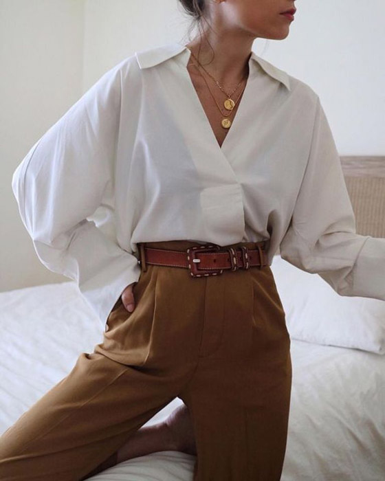 الحزام.. سلاح الأناقة في خريف 2022 صورة رقم 3