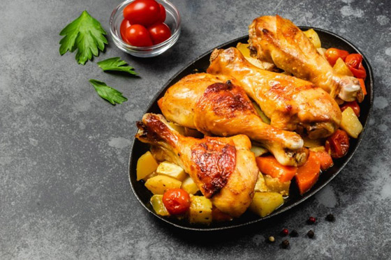 اليك طريقة تحضير أفخاذ الدجاج اللذيذة مع الثوم والعسل صورة رقم 4