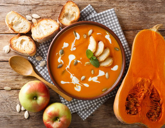 إليكم طريقة تحضير شوربة القرع بالتفاح لمرضى سرطان الثدي صورة رقم 1 إليكم طريقة تحضير شوربة القرع بالتفاح لمرضى سرطان الثدي صورة رقم 1