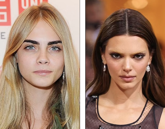 تخفيف الحاجبين إلى حد حلاقتهما.. توجه جديد لدى نجمات الفن صورة رقم 3