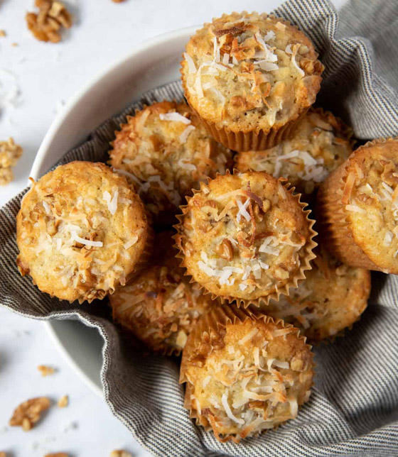 إليكم وصفة مافن الموز بجوز الهند الصحي للوقاية من سرطان الثدي صورة رقم 3 إليكم وصفة مافن الموز بجوز الهند الصحي للوقاية من سرطان الثدي صورة رقم 3