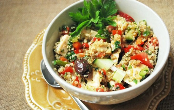 اليكم طريقة سلطة الدجاج مع الكينوا  صورة رقم 4