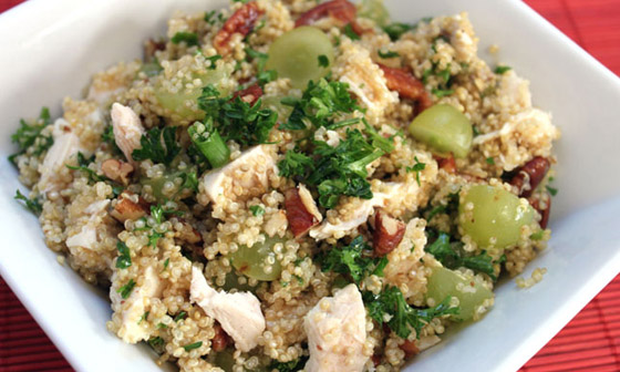 اليكم طريقة سلطة الدجاج مع الكينوا  صورة رقم 9