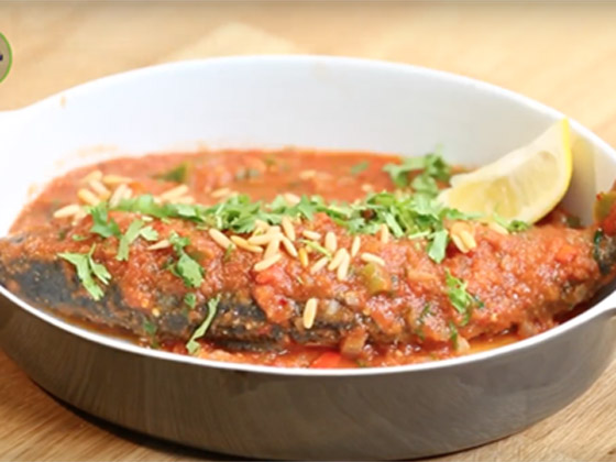 اليكم طريقة إعداد سمكة 