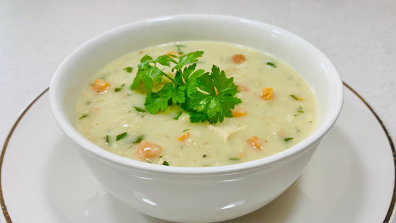 اليكم طريقة شوربة الدجاج بالشوفان والجزر صورة رقم 3