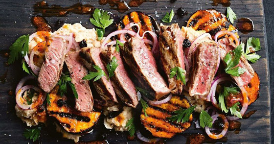 شرائح اللحم مع الباذنجان المشوي على الطريقة التركية صورة رقم 2