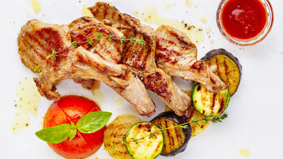 شرائح اللحم مع الباذنجان المشوي على الطريقة التركية صورة رقم 1