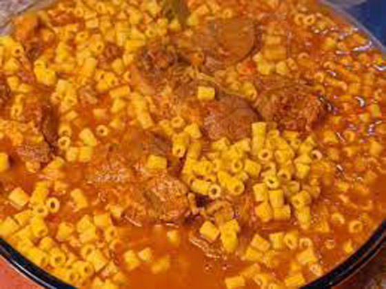 المعكرونة المبكبكة.. أكلة ليبية لذيذة صورة رقم 4