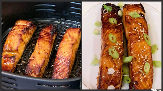 نصائح لطهي السلمون بطريقة مثالية في المقلاة الهوائية صورة رقم 7