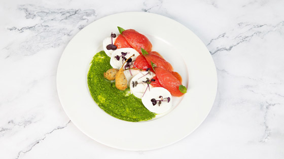 اليكم طريقة تحضير جبن بوفالو مع الطماطم الإيطالية صورة رقم 1