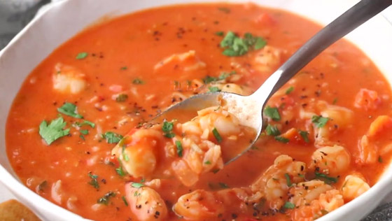 إليكم طريقة تحضير شوربة الروبيان بالطماطم اللذيذة للرجيم صورة رقم 2 إليكم طريقة تحضير شوربة الروبيان بالطماطم اللذيذة للرجيم صورة رقم 2